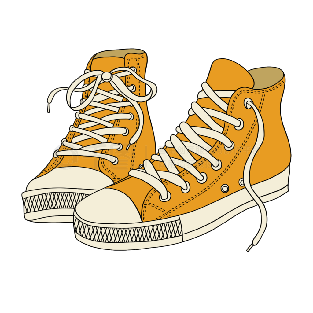 卡通手绘运动鞋休闲鞋帆布鞋运动用品素材模板免费下载_psd格式_2000像素_编号40181925